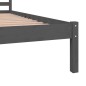 Giroletto Legno Massello Pino 120x190cm Grigio 4FT Small Double Giroletto Legno Massello Pino 120x190cm Grigio 4FT Small Double