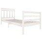 Giroletto Bianco in Legno Massello 90x200 cm Giroletto Bianco in Legno Massello 90x200 cm