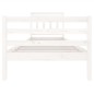 Giroletto Bianco in Legno Massello 90x200 cm Giroletto Bianco in Legno Massello 90x200 cm
