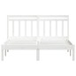 Giroletto Bianco in Legno Massello di Pino 140x190 cm