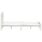 Giroletto Bianco in Legno Massello di Pino 140x190 cm