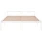 Giroletto Bianco Legno Massello Pino 180x200 cm 6FT Super King Giroletto Bianco Legno Massello Pino 180x200 cm 6FT Super King