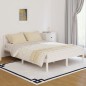 Giroletto in Legno Massello di Pino 140x200 cm Bianco Giroletto in Legno Massello di Pino 140x200 cm Bianco