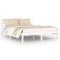 Giroletto in Legno Massello di Pino 140x200 cm Bianco Giroletto in Legno Massello di Pino 140x200 cm Bianco