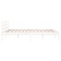 Giroletto in Legno Massello di Pino 140x200 cm Bianco Giroletto in Legno Massello di Pino 140x200 cm Bianco