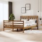 Giroletto Marrone Miele in Legno Massello 160x200 cm Giroletto Marrone Miele in Legno Massello 160x200 cm