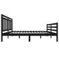 Giroletto Nero in Legno Massello 160x200 cm Giroletto Nero in Legno Massello 160x200 cm