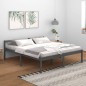 Giroletto Grigio Legno Massello Pino 180x200 cm 6FT Super King Giroletto Grigio Legno Massello Pino 180x200 cm 6FT Super King