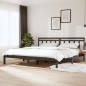 Giroletto Grigio Legno Massello Pino 180x200cm 6FT Super King Giroletto Grigio Legno Massello Pino 180x200cm 6FT Super King
