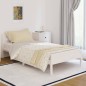 vidaXL Giroletto in Legno Massello di Pino 100x200 cm Bianco vidaXL Giroletto in Legno Massello di Pino 100x200 cm Bianco
