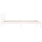 vidaXL Giroletto in Legno Massello di Pino 100x200 cm Bianco vidaXL Giroletto in Legno Massello di Pino 100x200 cm Bianco