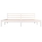 Giroletto Legno Massello Pino 180x200 cm Bianco 6FT Super King Giroletto Legno Massello Pino 180x200 cm Bianco 6FT Super King