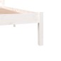 Giroletto Legno Massello Pino 180x200 cm Bianco 6FT Super King Giroletto Legno Massello Pino 180x200 cm Bianco 6FT Super King