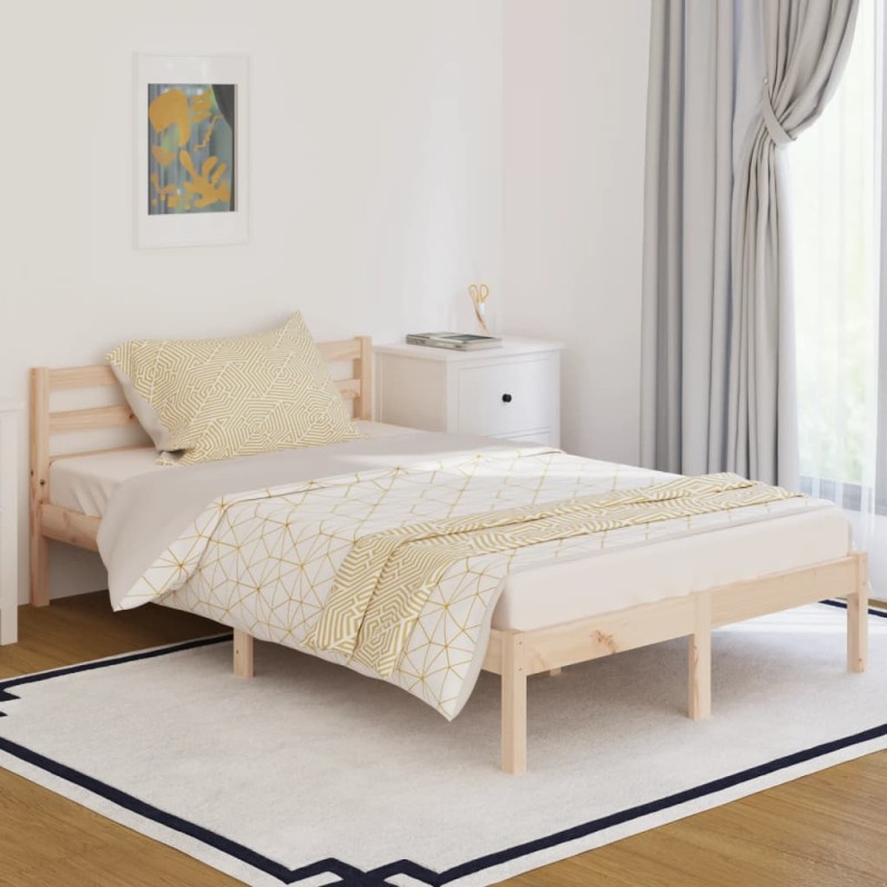 Telaio Letto in Legno Massello di Pino 120x200 cm Telaio Letto in Legno Massello di Pino 120x200 cm