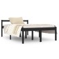 Giroletto Legno Massello Nero 120x190cm 4FT Small Double Giroletto Legno Massello Nero 120x190cm 4FT Small Double