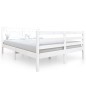 Giroletto Bianco in Legno Massello 140x190 cm Giroletto Bianco in Legno Massello 140x190 cm
