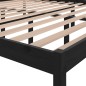 Giroletto Nero in Legno Massello di Pino 200x200 cm Giroletto Nero in Legno Massello di Pino 200x200 cm