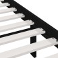 Giroletto Nero Legno Massello 75x190cm 2FT6 Piccolo Singolo Giroletto Nero Legno Massello 75x190cm 2FT6 Piccolo Singolo