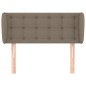Testiera ad Orecchio Tortora 93x23x78/88 cm in Tessuto Testiera ad Orecchio Tortora 93x23x78/88 cm in Tessuto