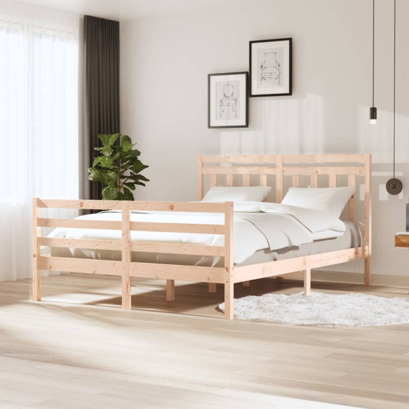 Giroletto in Legno Massello 150x200 cm 5FT King Size