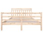 Giroletto in Legno Massello 150x200 cm 5FT King Size