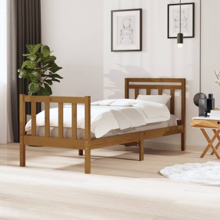 Giroletto Miele in Legno Massello 75x190cm 2FT6 Small Single