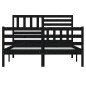 Giroletto Nero in Legno Massello 140x190 cm Giroletto Nero in Legno Massello 140x190 cm