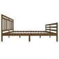 Giroletto Miele in Legno Massello 180x200 cm 6FT Super King Giroletto Miele in Legno Massello 180x200 cm 6FT Super King