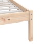 vidaXL Letto senza Materasso 120x190 cm in Legno Massello di Pino vidaXL Letto senza Materasso 120x190 cm in Legno Massello di Pino