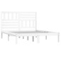 Giroletto Bianco 150x200 cm King Size in Legno Massello di Pino Giroletto Bianco 150x200 cm King Size in Legno Massello di Pino