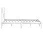 Giroletto Bianco 150x200 cm King Size in Legno Massello di Pino Giroletto Bianco 150x200 cm King Size in Legno Massello di Pino