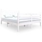 Giroletto Bianco in Legno Massello 160x200 cm Giroletto Bianco in Legno Massello 160x200 cm