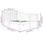 Giroletto in Legno Massello 120x200 cm Giroletto in Legno Massello 120x200 cm