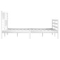 Giroletto Bianco in Legno Massello 180x200 cm 6FT Super King Giroletto Bianco in Legno Massello 180x200 cm 6FT Super King