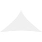 Parasole a Vela Oxford Triangolare 4,5x4,5x4,5 m Bianco Parasole a Vela Oxford Triangolare 4,5x4,5x4,5 m Bianco