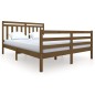 Giroletto Miele in Legno Massello 150x200 cm 5FT King Size Giroletto Miele in Legno Massello 150x200 cm 5FT King Size
