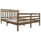 Giroletto Miele in Legno Massello 150x200 cm 5FT King Size Giroletto Miele in Legno Massello 150x200 cm 5FT King Size