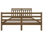 Giroletto Miele in Legno Massello 150x200 cm 5FT King Size Giroletto Miele in Legno Massello 150x200 cm 5FT King Size