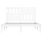 Giroletto Bianco in Legno Massello di Pino 160x200 cm Giroletto Bianco in Legno Massello di Pino 160x200 cm