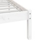 Giroletto White Legno Massello Pino 180x200 cm 6FT Super King Giroletto White Legno Massello Pino 180x200 cm 6FT Super King