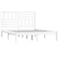 Giroletto Bianco 135x190 cm Double in Legno Massello di Pino Giroletto Bianco 135x190 cm Double in Legno Massello di Pino