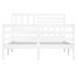 Giroletto Bianco in Legno Massello 140x200 cm Giroletto Bianco in Legno Massello 140x200 cm