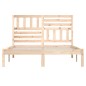 Giroletto in Legno Massello di Pino 135x190 cm 4FT6 Double Giroletto in Legno Massello di Pino 135x190 cm 4FT6 Double