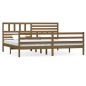Giroletto Miele in Legno Massello 180x200 cm 6FT Super King Giroletto Miele in Legno Massello 180x200 cm 6FT Super King