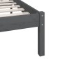 Giroletto Grigio in Legno Massello di Pino 120x190 cm UK Doppio Giroletto Grigio in Legno Massello di Pino 120x190 cm UK Doppio