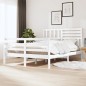 Giroletto il Legno Massello Bianco 160x200 cm Giroletto il Legno Massello Bianco 160x200 cm