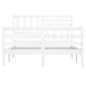 Giroletto il Legno Massello Bianco 160x200 cm Giroletto il Legno Massello Bianco 160x200 cm