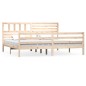 Giroletto in Legno Massello 180x200 cm 6FT Super King Giroletto in Legno Massello 180x200 cm 6FT Super King