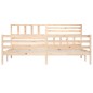 Giroletto in Legno Massello 180x200 cm 6FT Super King Giroletto in Legno Massello 180x200 cm 6FT Super King