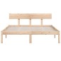 Giroletto in Legno Massello di Pino 120x190 cm UK Small Double Giroletto in Legno Massello di Pino 120x190 cm UK Small Double